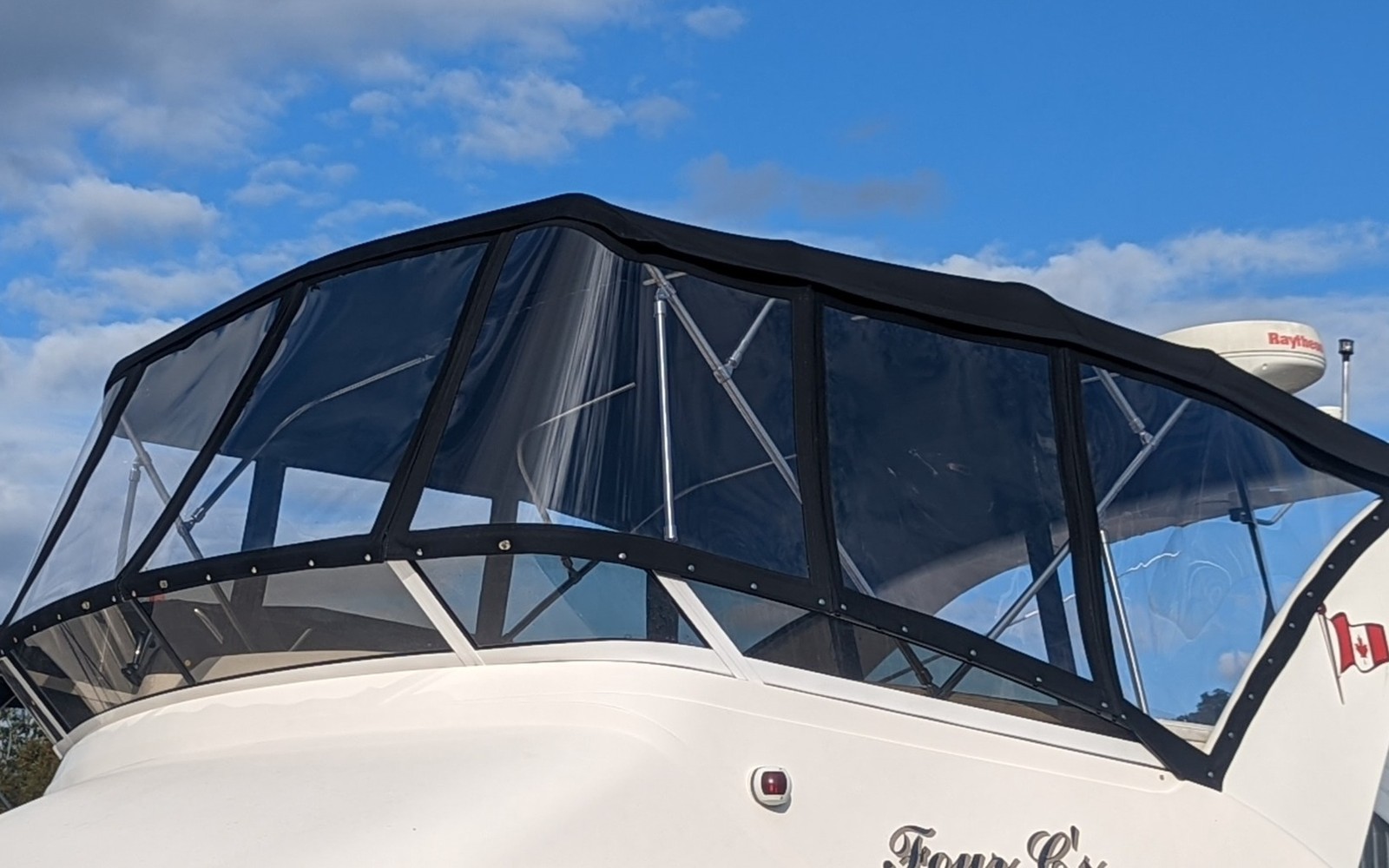 Close-up of ATTSEA Marine canvas solution